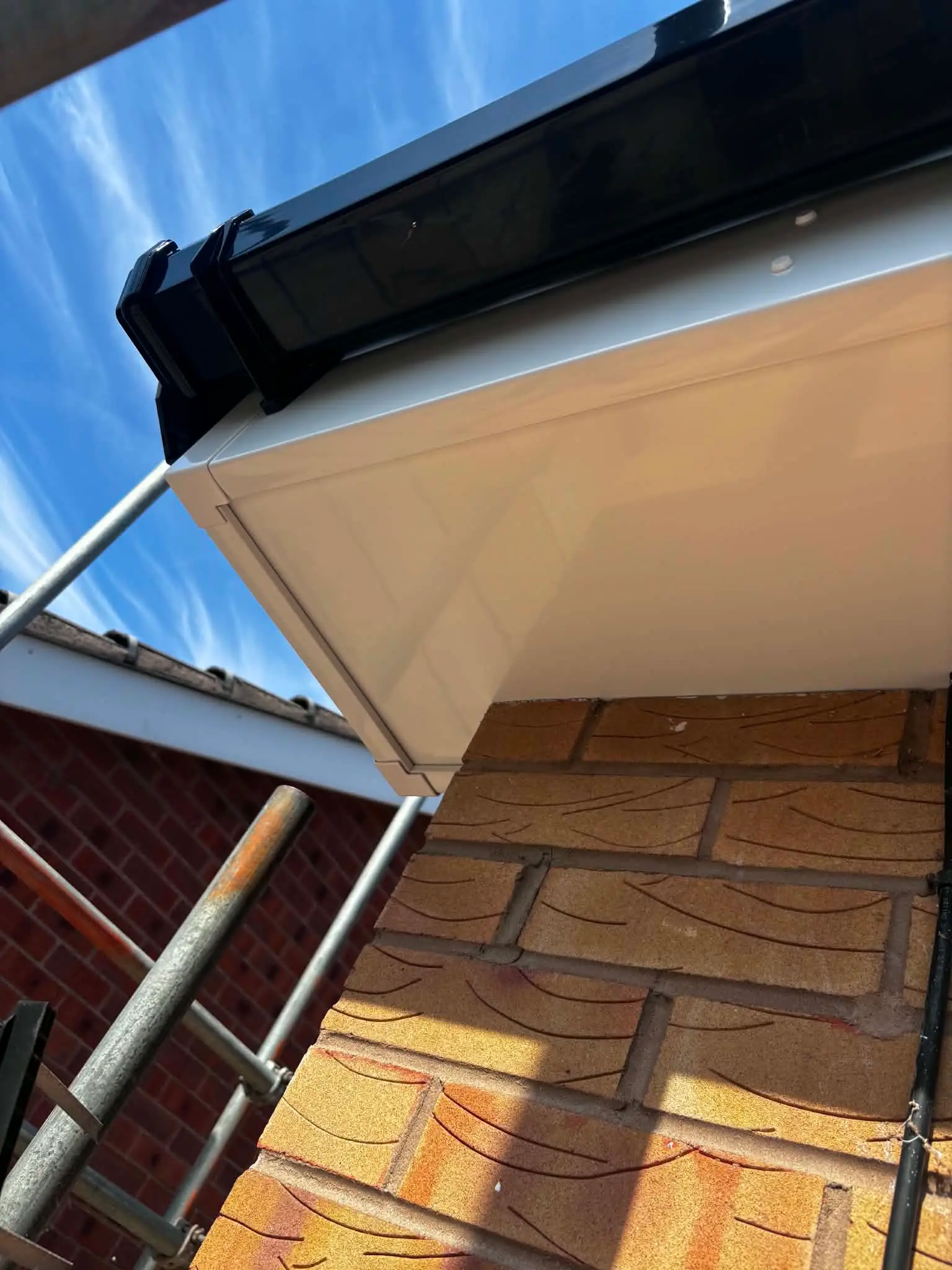 Fascia soffit and guttering installation detail