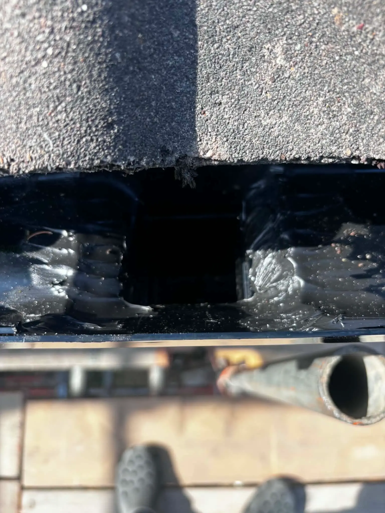 Gutter joint repair completed in Yorkshire