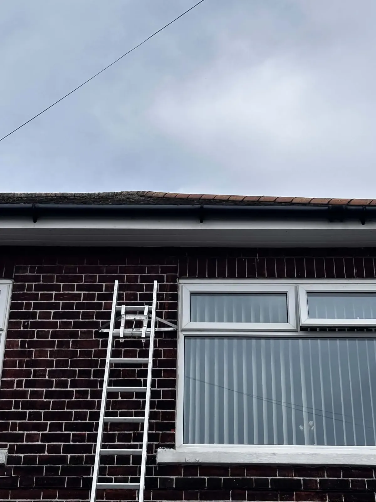 Damaged guttering requiring repair in Yorkshire