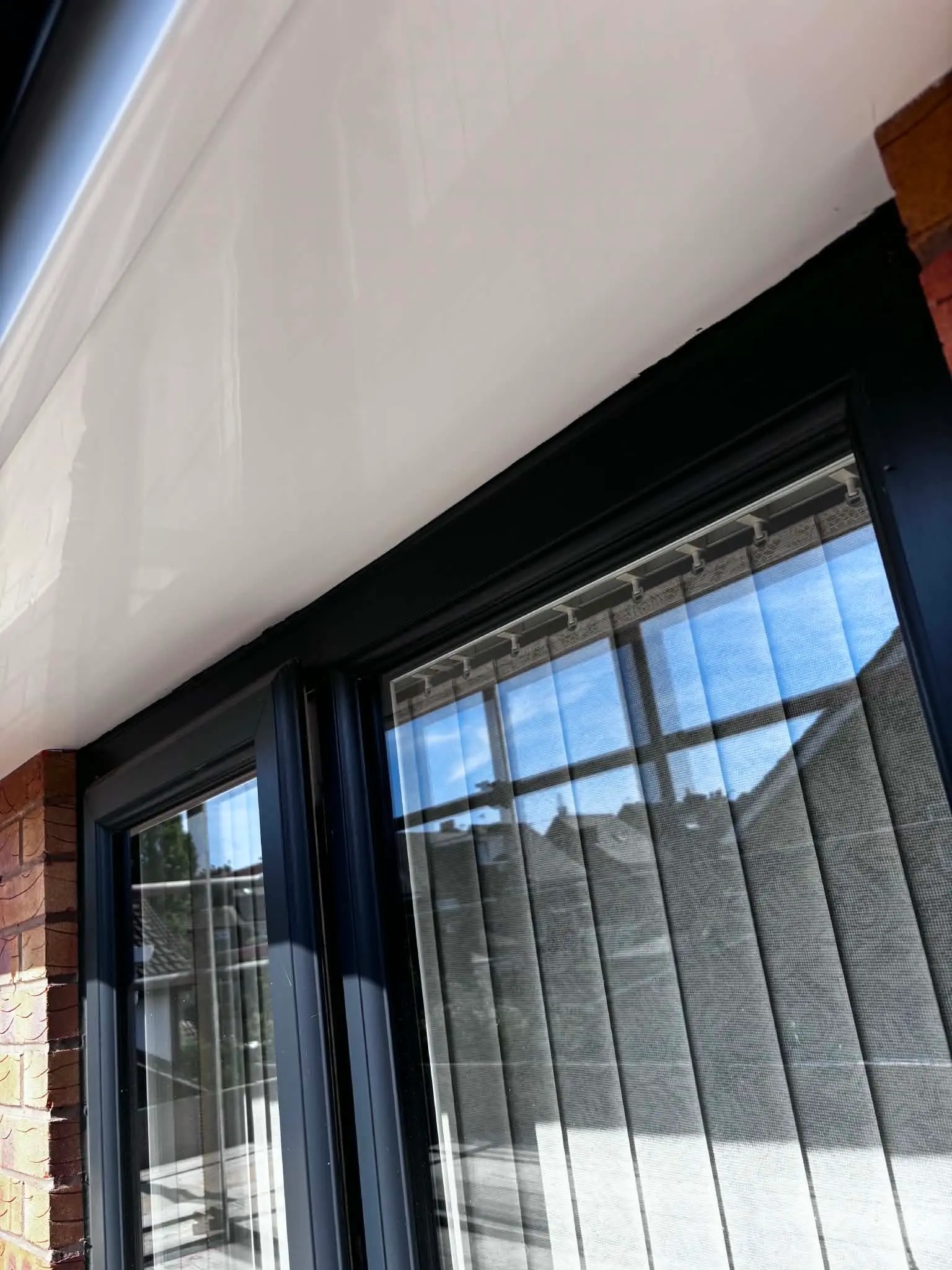 Completed soffit replacement